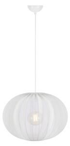 Lampa Wisząca Markslöjd, Florence, ściemnialny, biały, salon, tkanina | tekstylia, skandynawski