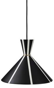 Lampa Wisząca Warm Nordic, Bloom Stripe, ściemnialny, biały, jadalnia, metal, vintage