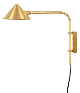 Lampa Ścienna Watt & Veke, ściemnialny, złoty | mosiężny, salon, metal, skandynawski