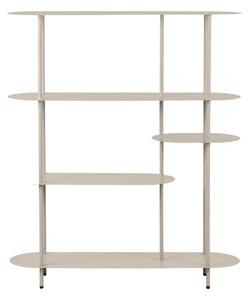 Beżowy metalowy regał 118x139x31 cm Rieti – House Nordic