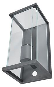 Zewnętrzna Lampa Lucande, Annalea, czarny, taras, metal, nowoczesny