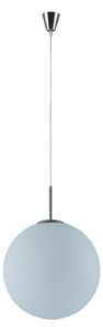 Lampa Wisząca Lindby, Marike, ściemnialny, biały, salon, szkło, nowoczesny