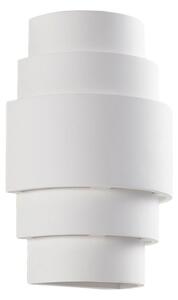 Lampa Ścienna Lindby, Marit, ściemnialny, biały, salon, gips | glina, nowoczesny