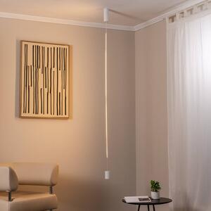 Lampa wisząca VERTIC Nowodvorski Lighting, biały / opal, salon / jadalnia, aluminium, nowoczesny