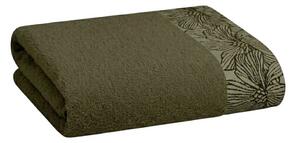 Ciemnozielony bawełniany ręcznik frotte 50x100 cm Valencia – My House