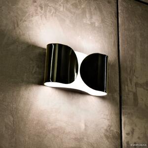 Lampa Ścienna FLOS, FOGLIO, ściemnialny, czarny, salon, metal, design