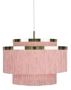 Lampa Wisząca Globen Lighting, pudrowy róż, jadalnia, metal