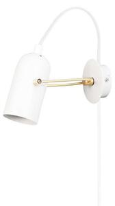 Lampa Ścienna Globen Lighting, biały, metal