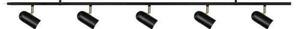 Lampa Sufitowa Globen Lighting, czarny, salon, metal