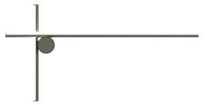 Lampa Ścienna FLOS, szary, salon, aluminium