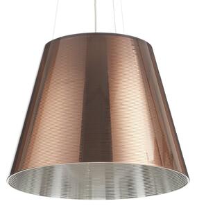 Lampa Wisząca FLOS, KTRIBE, ściemnialny, antyczny mosiądz, salon, tworzywo sztuczne, design