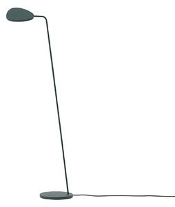 Lampa Podłogowa Muuto, ściemnialny, zielony, salon, aluminium