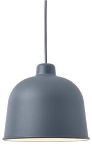 Lampa Wisząca Muuto, niebieski, jadalnia, bambus