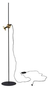 Lampa Podłogowa Pholc, złoty | mosiężny, salon, metal