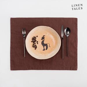 Lniana mata stołowa 35x45 cm Chocolate – Linen Tales