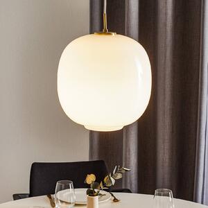 Lampa wisząca Louis Poulsen VL45 Radiohus, Ø 37 cm, białe szkło