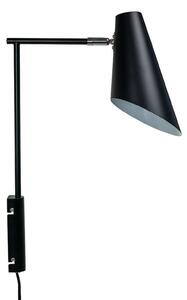 Lampa Ścienna Dyberg Larsen, Cale, ściemnialny, czarny, salon, metal, skandynawski