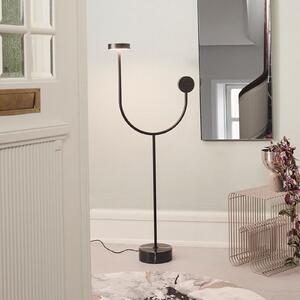 Lampa Podłogowa AYTM, Grasil, czarny, salon, metal, design
