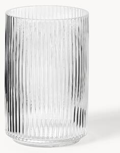 Wazon ze szkła dmuchanego z wytłoczonym wzorem Carlo, W 20 cm