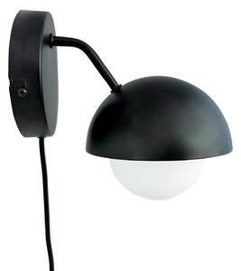 Lampa Ścienna Dyberg Larsen, Rose, czarny, salon, metal, design