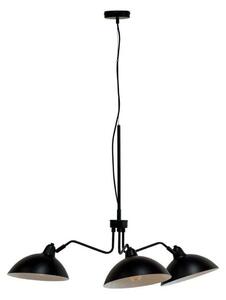 Lampa Wisząca Dyberg Larsen, Futura 3, ściemnialny, czarny, salon, metal, skandynawski