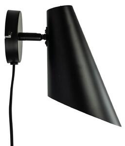 Lampa Ścienna Dyberg Larsen, Cale, ściemnialny, czarny, salon, metal, skandynawski