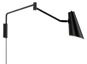 Lampa Ścienna Dyberg Larsen, Noa, czarny, salon, metal, skandynawski