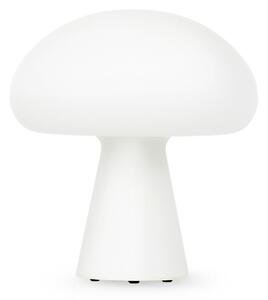 Zewnętrzna Lampa GUBI, Obello, ściemnialny, biały, taras, szkło, design