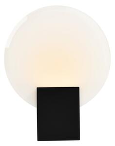 Lampa Ścienna Nordlux, Hester, ściemnialny, czarny, łazienka, tworzywo sztuczne, nowoczesny