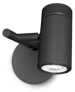 Lampa Ścienna Herstal, czarny, salon, metal