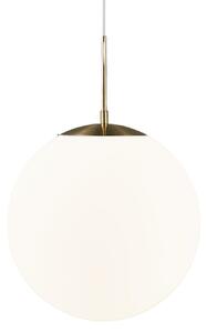 Lampa Wisząca Nordlux, Grant, ściemnialny, biały, salon, szkło