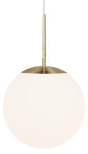 Lampa Wisząca Nordlux, Grant, ściemnialny, biały, salon, szkło