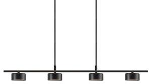 Lampa Wisząca Nordlux, Clyde, ściemnialny, czarny, kuchnia, metal, nowoczesny