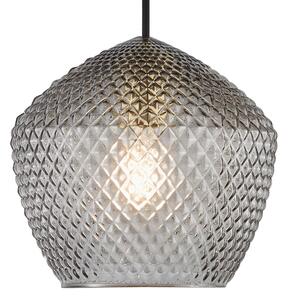 Lampa Wisząca Nordlux, Orbiform, ściemnialny, szary, salon, szkło, nowoczesny
