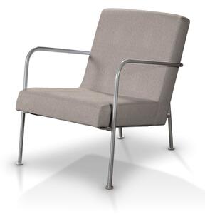 Pokrowiec na fotel Ikea PS kolor beżowy tkanina strukturalna