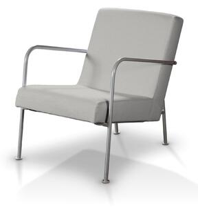Pokrowiec na fotel Ikea PS kolor szary tkanina strukturalna