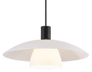 Lampa Wisząca Nordlux, Verona, ściemnialny, biały, salon, szkło, nowoczesny