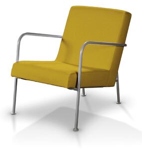 Pokrowiec na fotel Ikea PS kolor żółty tkanina welwetowa