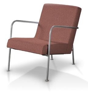 Pokrowiec na fotel Ikea PS kolor brązowy tkanina strukturalna