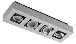 Lampa Sufitowa Arcchio, VINCE, ściemnialny, biały, przedpokój, aluminium, nowoczesny