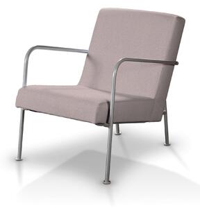 Pokrowiec na fotel Ikea PS kolor różowy tkanina strukturalna