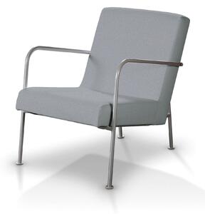Pokrowiec na fotel Ikea PS kolor szary tkanina strukturalna