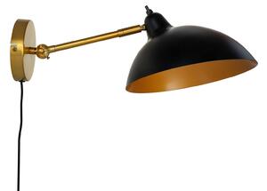Lampa Ścienna Dyberg Larsen, Futura, ściemnialny, antyczny mosiądz, salon, metal, skandynawski