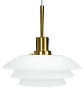 Lampa Wisząca Dyberg Larsen, DL20, ściemnialny, biały, salon, szkło, skandynawski