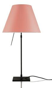 Lampa Stołowa Luceplan, ściemnialny, pudrowy róż, salon, aluminium