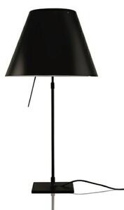 Lampa Stołowa Luceplan, ściemnialny, czarny, salon, aluminium