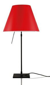 Lampa Stołowa Luceplan, ściemnialny, czerwony, salon, aluminium