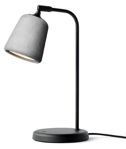 Lampa Stołowa New Works, Material The Originals, ściemnialny, szary, salon, metal, design