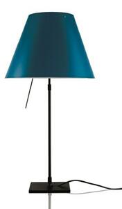 Lampa Stołowa Luceplan, ściemnialny, niebieski, salon, aluminium