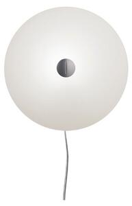 Lampa Ścienna Foscarini, biały, salon, szkło